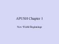 APUSH Chapter 1 PowerPoint PPT Presentation