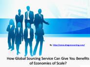 How Global Sourcing Service Can Cut Your Expenditure?