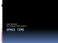 Space Time PowerPoint PPT Presentation