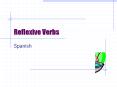 Reflexive Verbs PowerPoint PPT Presentation