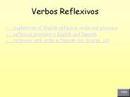 Verbos Reflexivos