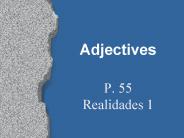 Adjectives