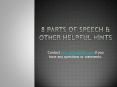 8 Parts of Speech PowerPoint PPT Presentation