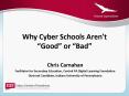 Why Cyber Schools Aren't  PowerPoint PPT Presentation