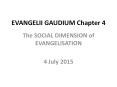 EVANGELII%20GAUDIUM%20Chapter%204 PowerPoint PPT Presentation