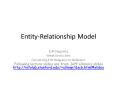 Entity-Relationship Model PowerPoint PPT Presentation