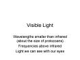 Visible Light PowerPoint PPT Presentation