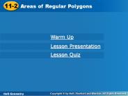 Areas of Regular Polygons