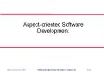 Aspect-oriented Software Development PowerPoint PPT Presentation