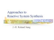 Approaches to Reactive System Synthesis