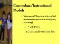 Curriculum/Instructional Models PowerPoint PPT Presentation