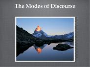 The Modes of Discourse