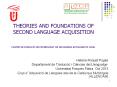 THEORIES AND FOUNDATIONS OF SECOND LANGUAGE ACQUISITION  M PowerPoint PPT Presentation