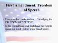 First Amendment: Freedom of Speech PowerPoint PPT Presentation