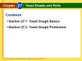 Section 27.1 Yeast Dough Basics PowerPoint PPT Presentation
