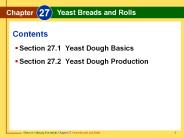 Section 27.1 Yeast Dough Basics