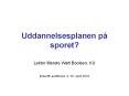 Uddannelsesplanen p PowerPoint PPT Presentation