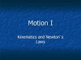 Motion%20I PowerPoint PPT Presentation
