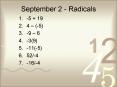 September 2 - Radicals PowerPoint PPT Presentation