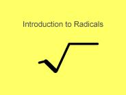Introduction to Radicals