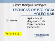 TECNICAS DE BIOLOGIA MOLECULAR