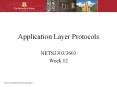 Application Layer Protocols PowerPoint PPT Presentation