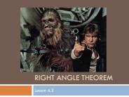 Right Angle Theorem