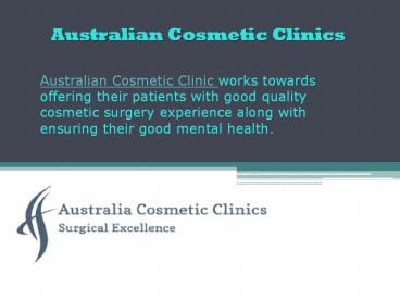 Australian Cosmetic Clinics
