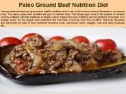 Health Benefits of Paleo Ground Beef