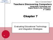 Evaluating Educational Technology and Integration Strategies