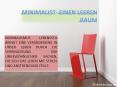 MINIMALIST- EINEN LEEREN RAUM PowerPoint PPT Presentation