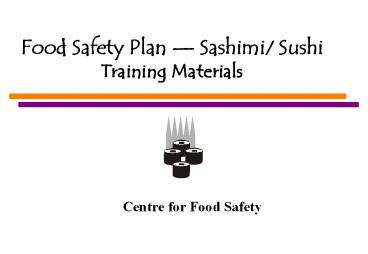 Food Safety Plan 