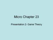 Micro Chapter 23