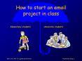 How to start an email project in class PowerPoint PPT Presentation