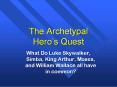 The Archetypal Hero PowerPoint PPT Presentation