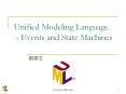 Unified Modeling Language - Events and State Machines PowerPoint PPT Presentation