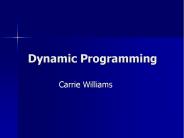 Dynamic Programming