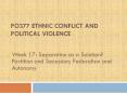 PO377 Ethnic Conflict and Political Violence PowerPoint PPT Presentation