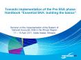 Towards implementation of the Pre-SNA phase: Handbook  PowerPoint PPT Presentation