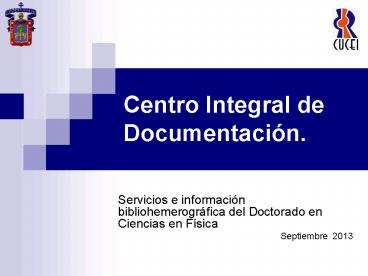 Centro Integral de Documentaci