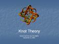Knot Theory PowerPoint PPT Presentation