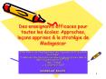 Des enseignants efficaces pour toutes les  PowerPoint PPT Presentation