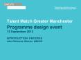 Talent Match Greater Manchester PowerPoint PPT Presentation