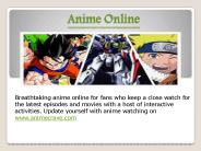 Watching anime