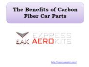 The Benefits of Carbon Fiber Car Parts