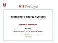Sustainable Energy Systems  Theory of Regulation PhD, DFA  Filomena Garcia and M. Victor M. Martins  Semester 2 2011/2012 PowerPoint PPT Presentation