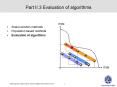 Part II.3 Evaluation of algorithms PowerPoint PPT Presentation