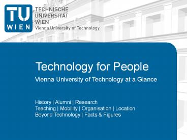 Technology for People