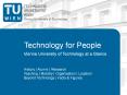 Technology for People PowerPoint PPT Presentation