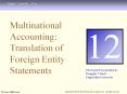 Multinational Accounting: Translation of Foreign Entity Statements PowerPoint PPT Presentation